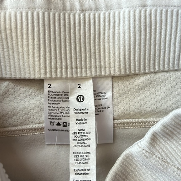 Lululemon Bone Ribbed Softstreme Flare Pants Size 2 - Picture 6 of 10